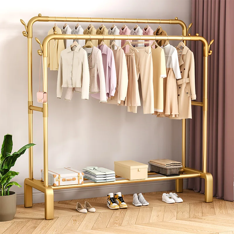 

Shelves Hooks Clothes Hanger Rack Stainless Window Room Pants Drying Racks Space Saving Wall Ganchos Para Ropa Furniture