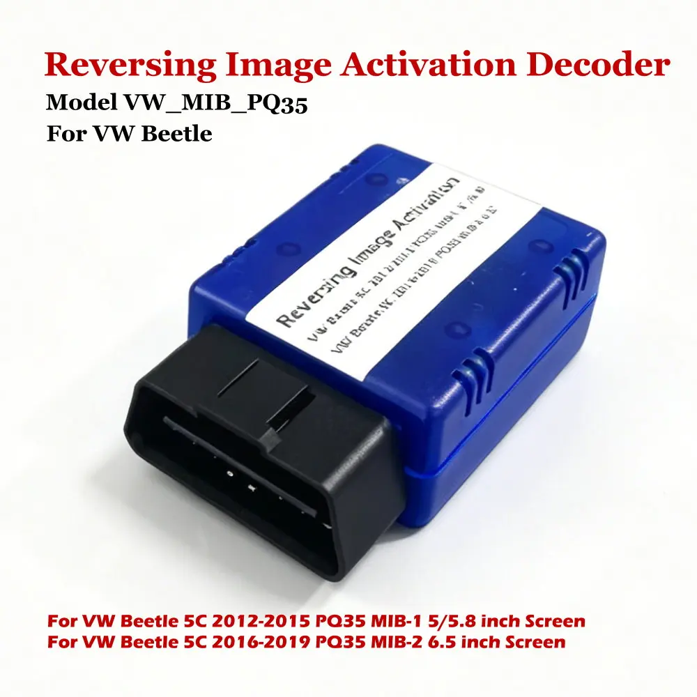

For Volkswagen VW Beetle 5C 2012-2019 MIB System PQ35 Platform Car Rear View Camera Coding Activation OBD Decoder Module