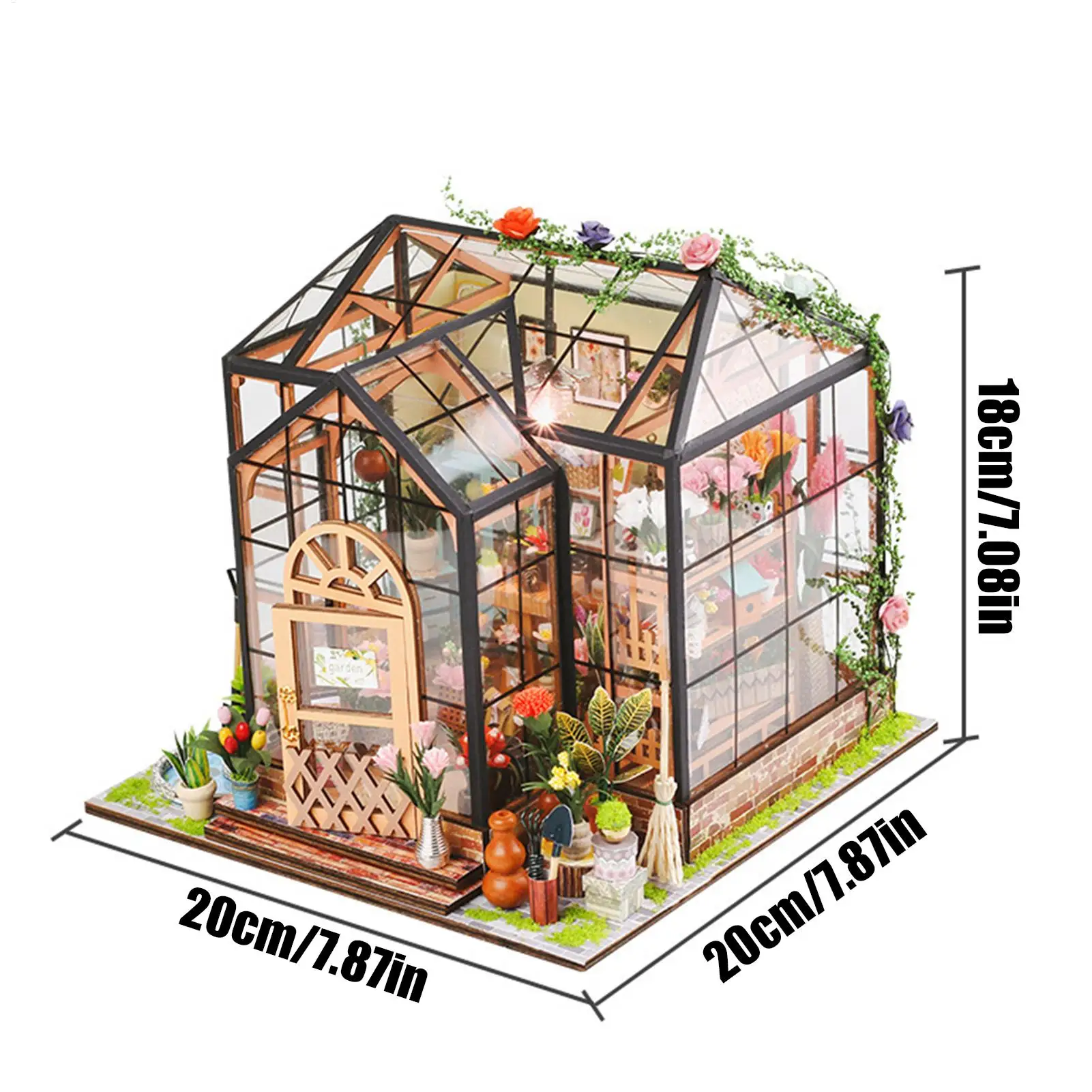 ชุดบ้านจิ๋ว 3 มิติ ชุดสร้างโรงเรือนขนาดเล็ก ของตกแต่งสำหรับวางบนชั้นวาง ห้องนอน ห้องพัก วัยรุ่น ของขวัญคริสต์มาส ฮาโลวีน ชั้นวางหนังสือ ห้องสมุด