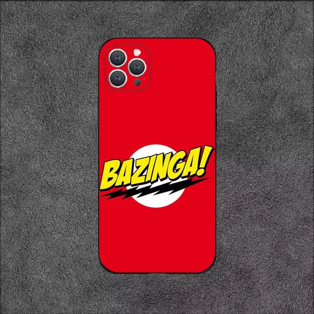 T-TBBT The Big Bang Theory Phone Case For iPhone 15,14,13,12,11,Plus,Pro Max,XS,X,XR,SE,Mini,8,7 Soft Silicone Black Cover