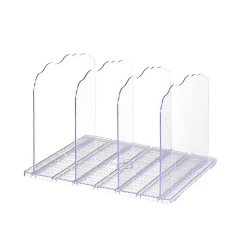 

Bag Storage Divider Rack Transparent Multipurpose Bag Storage Divider Modern Portable Purse Display Stand Space-Saving Bag