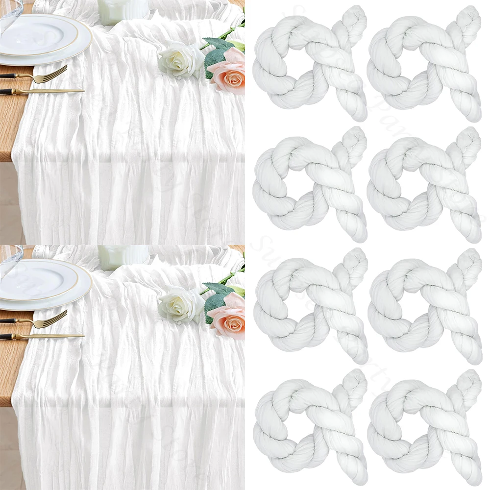 Wedding Supply Rentals - Camino de mesa de tela de