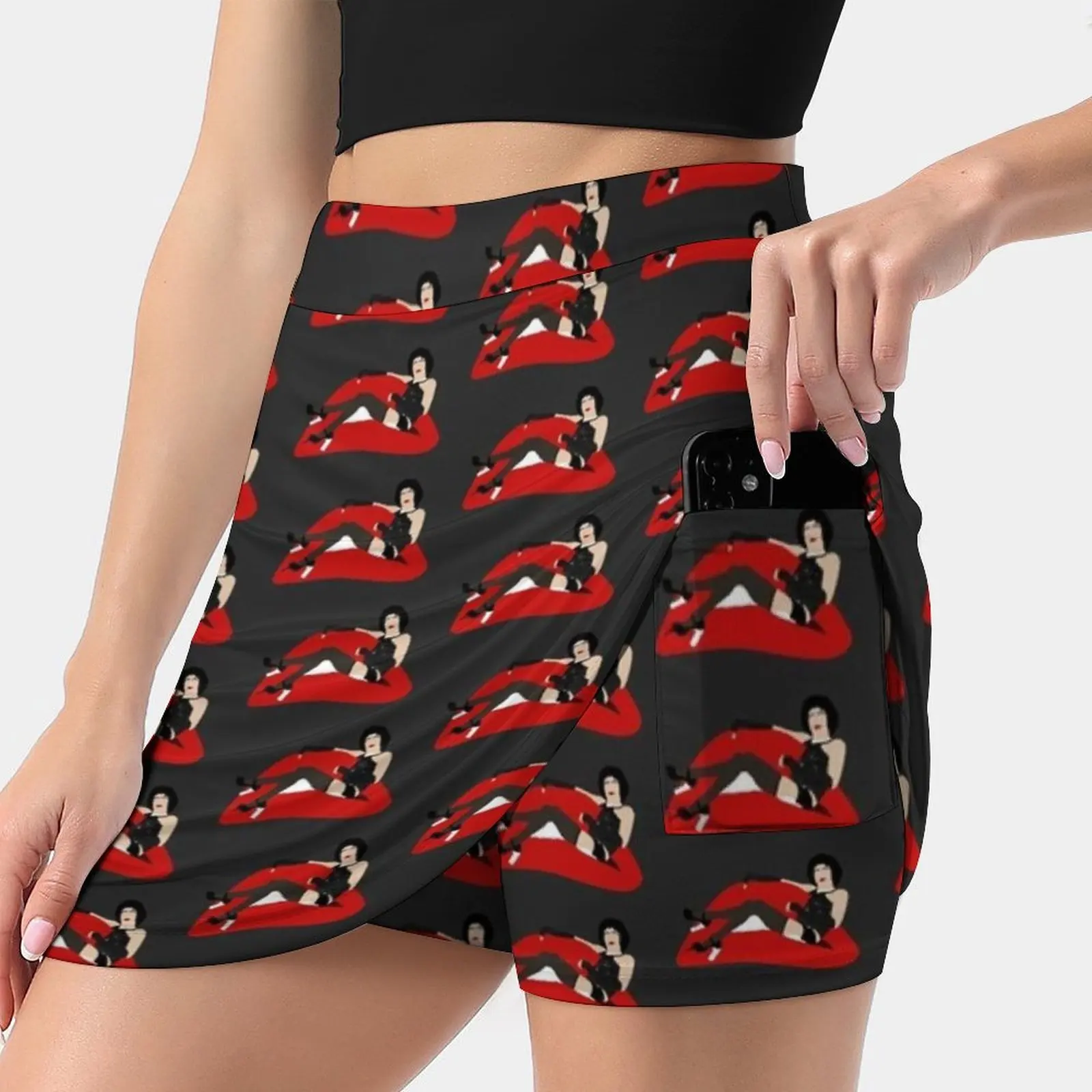 Horror Women's skirt Mini Skirts A Line Skirt With Hide Pocket Horror Picture Show Horror Halloween Musical Movie