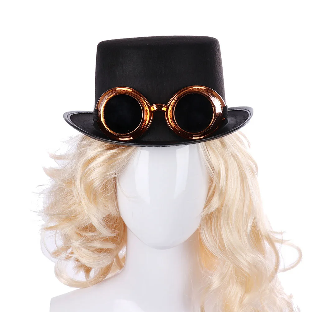 

Glasses Jazz Hat Party Carnival Men Fedora Unisex Breathable SweatProof NonWoven Plastic Material Silver Decor Charm Stylish