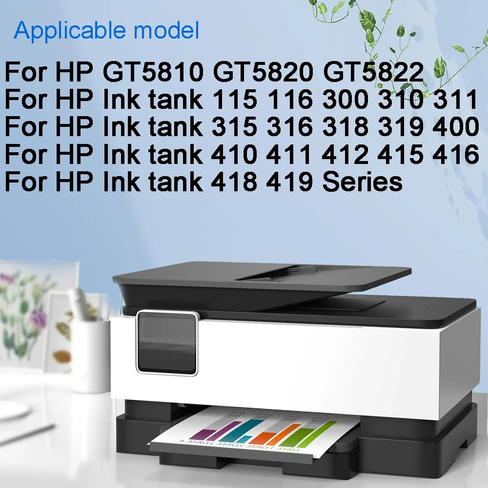 for HP GT5810 Printhead M0H50A M0H51A For HP GT5810 GT5820 GT5822 Ink Tank 116 310 311 315 316 318 410 411 415 416 418 Printers