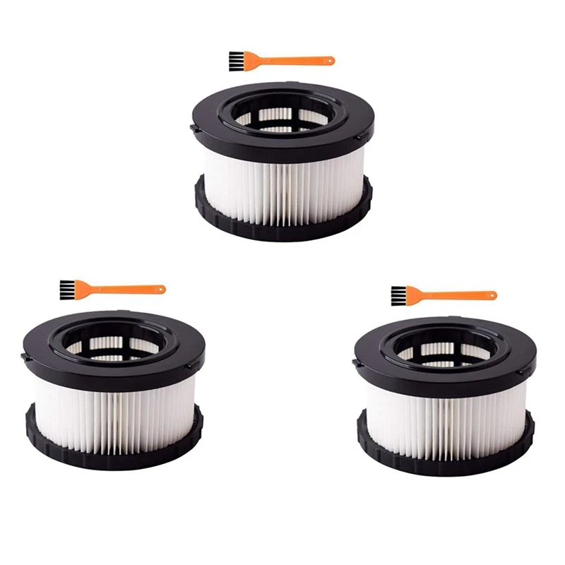 3X Hepa Filter Replacement For Dewalt Dc5151h Dc515 Dcv517 Wet Dry Vacuum Cleaner Replacement Accessories