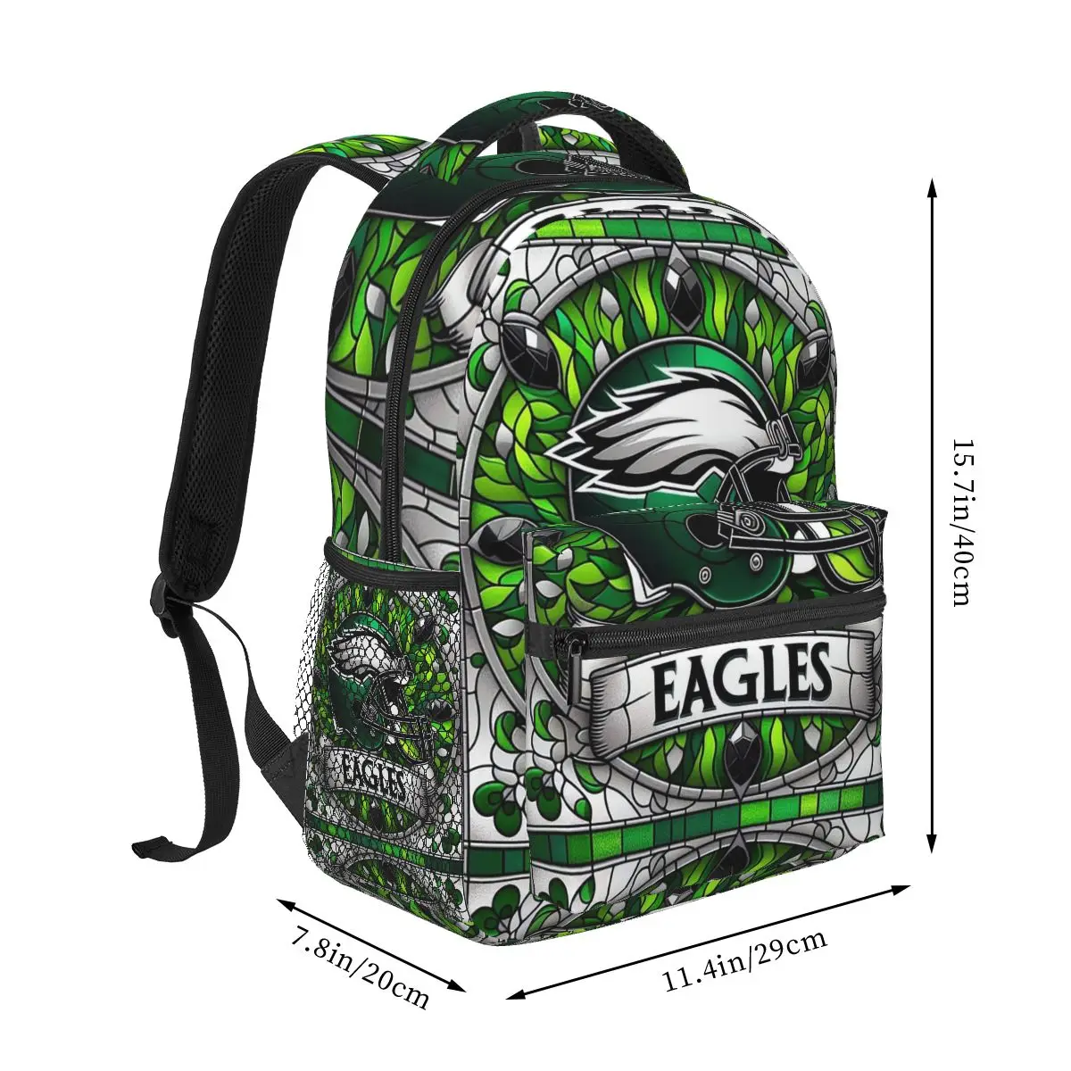 Popular,Eagles-Philadelphia Backpacks Boys Girls Bookbag Children School Bags Laptop Rucksack Shoulder Bag Large Capacity