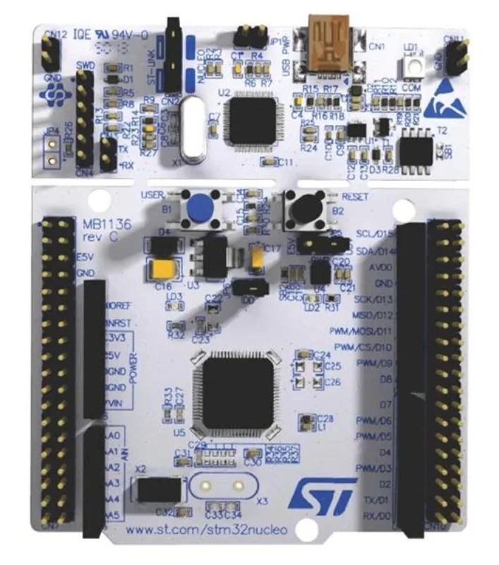 

Off-the-shelf NUCLEO-F411RE development board 16/32-BITS MICROS STM32F411RET6 development board