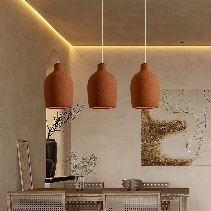 

Pendant Lights Modern Minimalist Wabi Sabi Ceiling Lights Nordic Bedroom Chandeliers Living Room Lighting Bar Loft Hanging Lamps