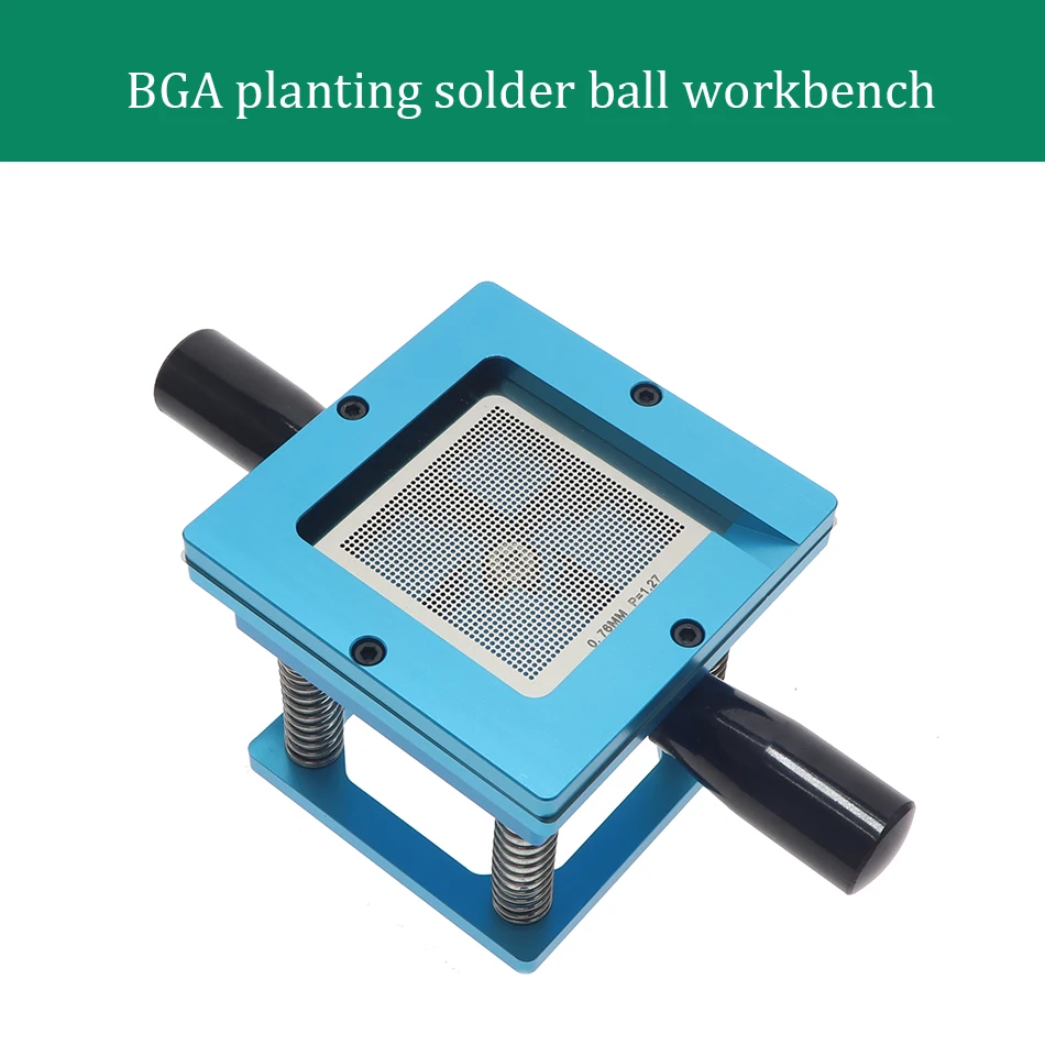 90mm BGA reballing station with Universal Stencil kit solder ball repair tools Reballing Repair Stencil Soldering Station Kits