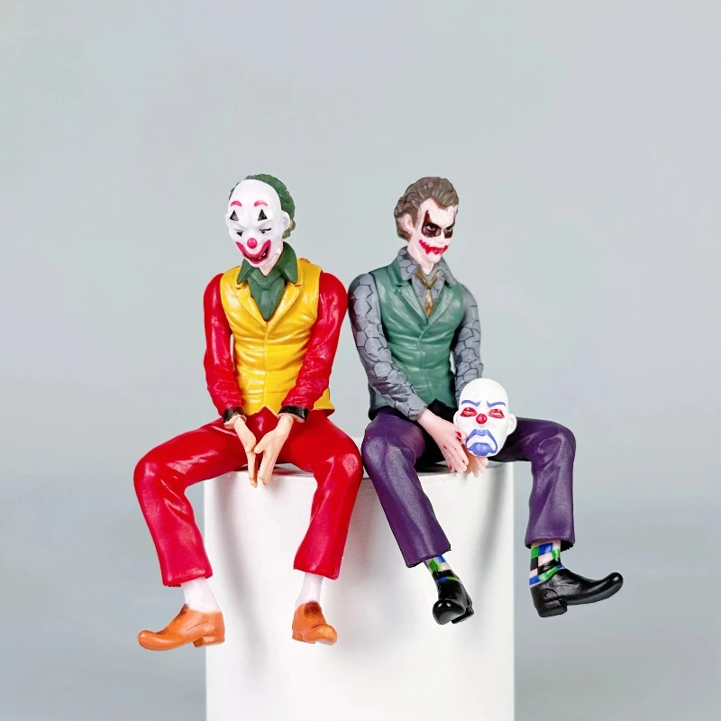 SS HOT Roof Decoration Joker Heath Ledger Sitting Posture Figures Car Doll Tail And Roof Pendant Model Statue Collectable Toys view 3