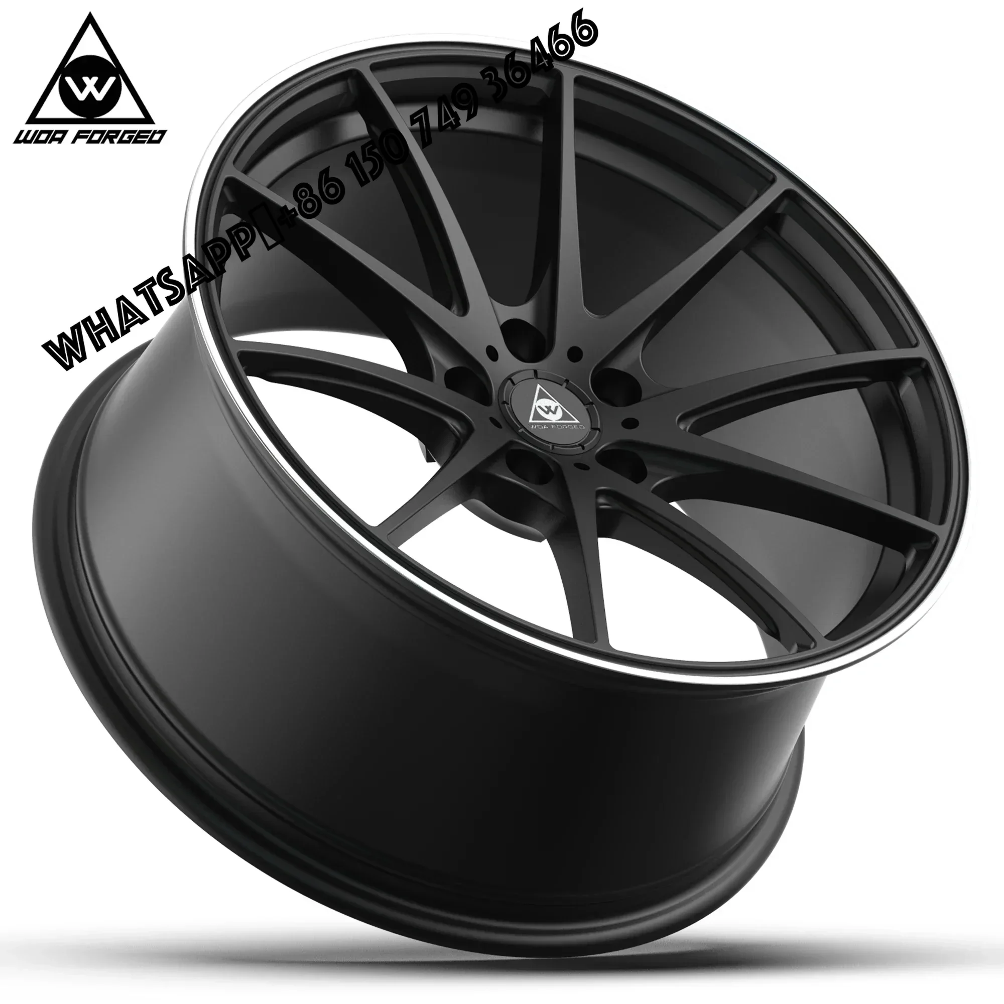 

6061-T6 WOA FORGED Custom Color Wheels Alloy 10 Spoke Passenger Car Wheels Monoblock Rims 17 18 19 20 21 22 Inch Aluminu