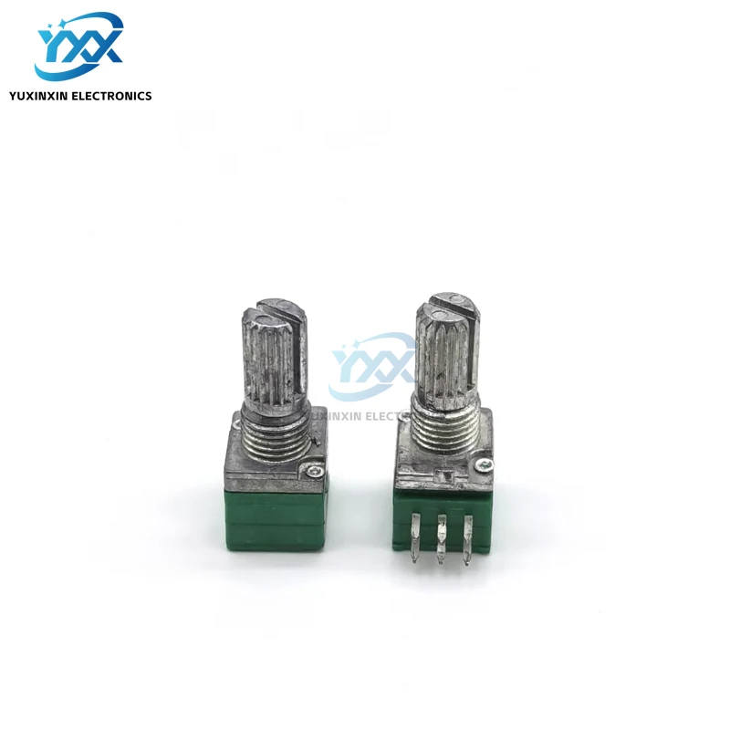 5 قطعة RK097G مقياس الجهد المزدوج B5K/B10K/B20K/B50K/B100K ، 6-Pin مختومة مضخم الصوت الجهد مع غسالات صواميل رمح