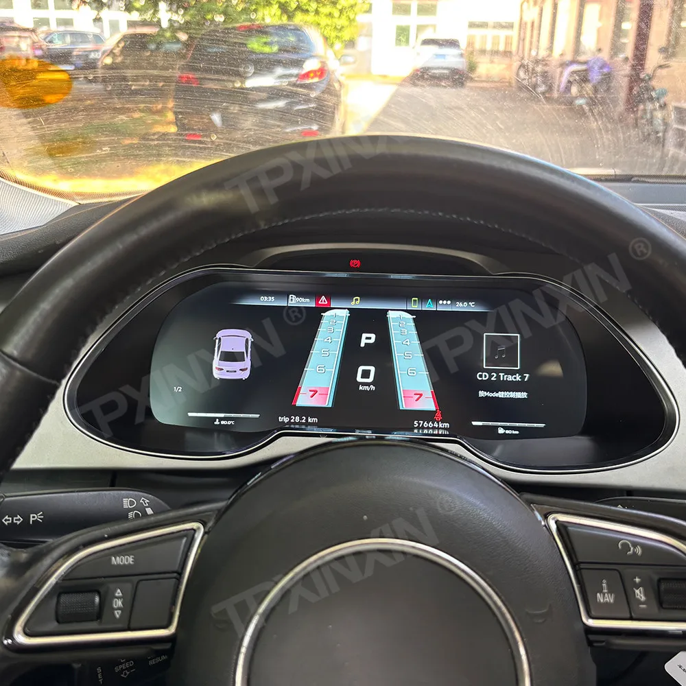 

Автоматическая ЖК-приборная панель для Audi A4 2013-2016, приборная панель автомобиля, цифровой кластер, виртуальный кабинет, спидометр, головное устройство, экран 12,3 дюйма