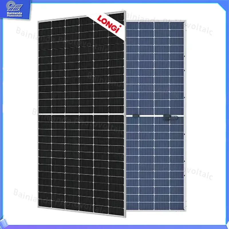 

LONGi Solar Panel 590W 600W Monocrystalline PV Module High Efficiency Photovoltaic Panel for Roof Mount Solar Power System