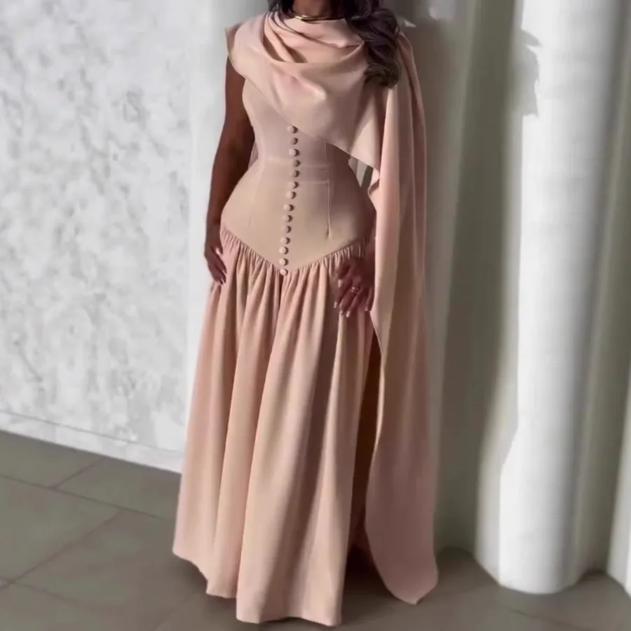 

【Новый стиль】 дизайнерское платье в европейском и американском стиле, элегантное летнее благородное длинное платье без рукавов, новинка -