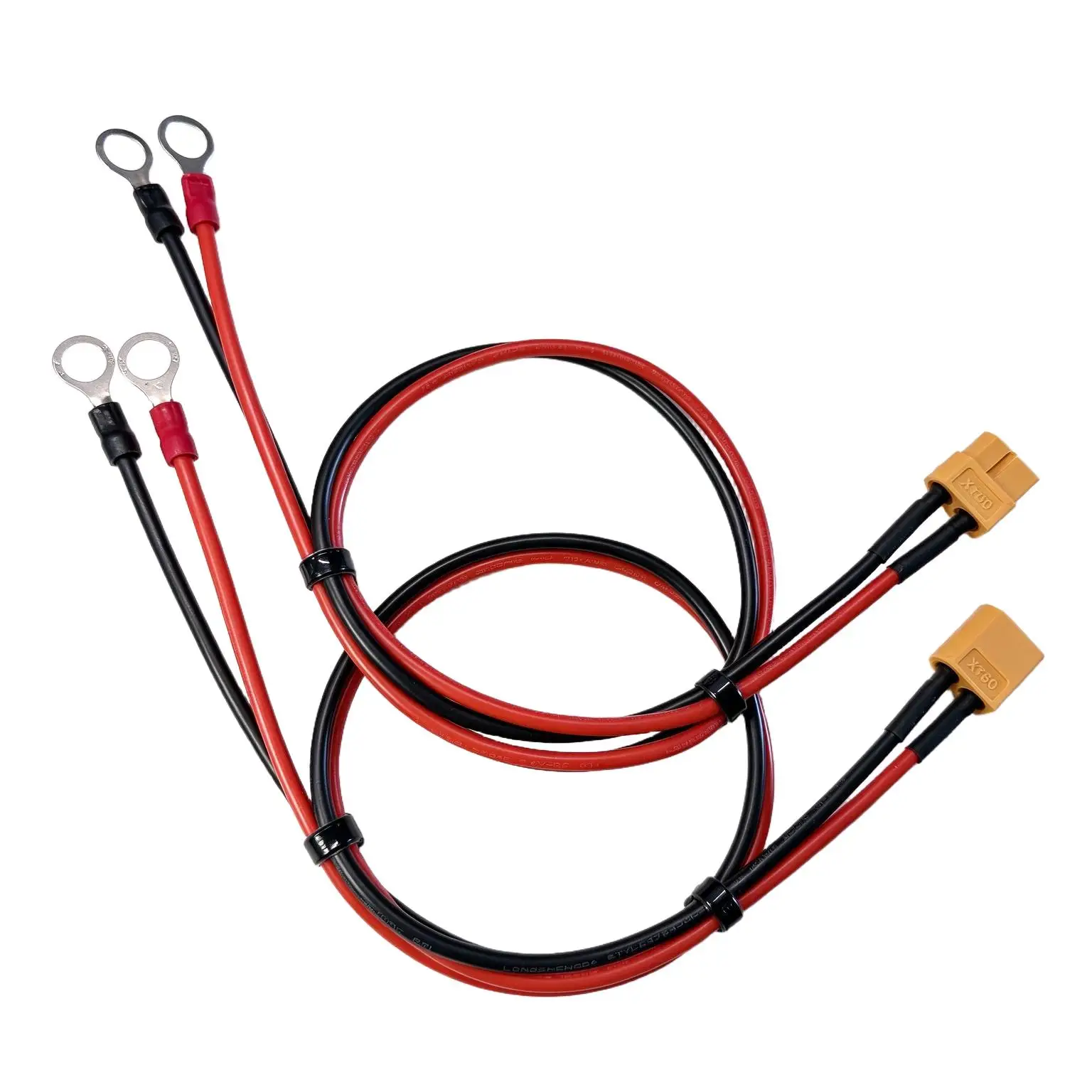 XT60 Male Female to M8 Ring Terminal Cable 12AWG Silicone Wire 50/100cm Pigtail for Car Battery Solar Panel Boat RV
