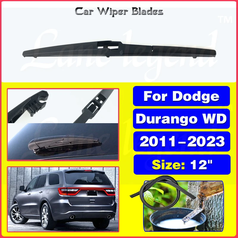 

12" Rear Wiper Blade For Dodge Durango WD 2011 - 2023 Windshield Windscreen Clean Tailgate Window Car Rain Brush Car Accessories