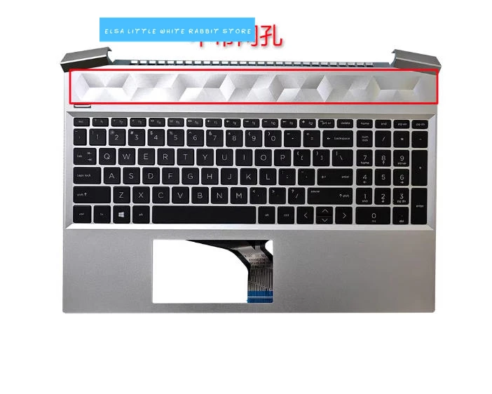 FOR HP ZHAN 99 G2 G3 G4 Palmrest Upper Case W Backlight Keyboard TPN-Q229 Q284