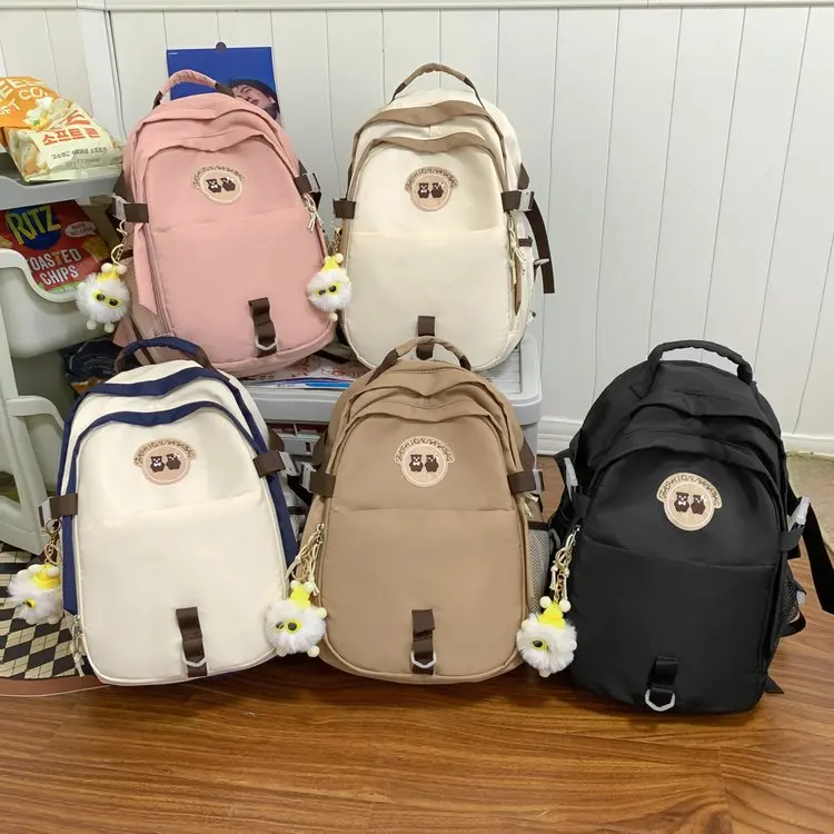 

2025 New Popular 178 Large-capacity Backpack, Light Weight Reduction, Cute Girl Campus Strong Student Schoolbag