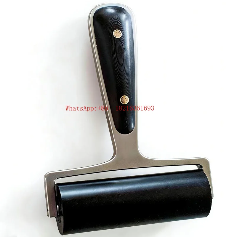 Limited Offer QIANYU 100MM Stainless Steel Leather Rolling Wheel Craft Tool For DIY Handmade