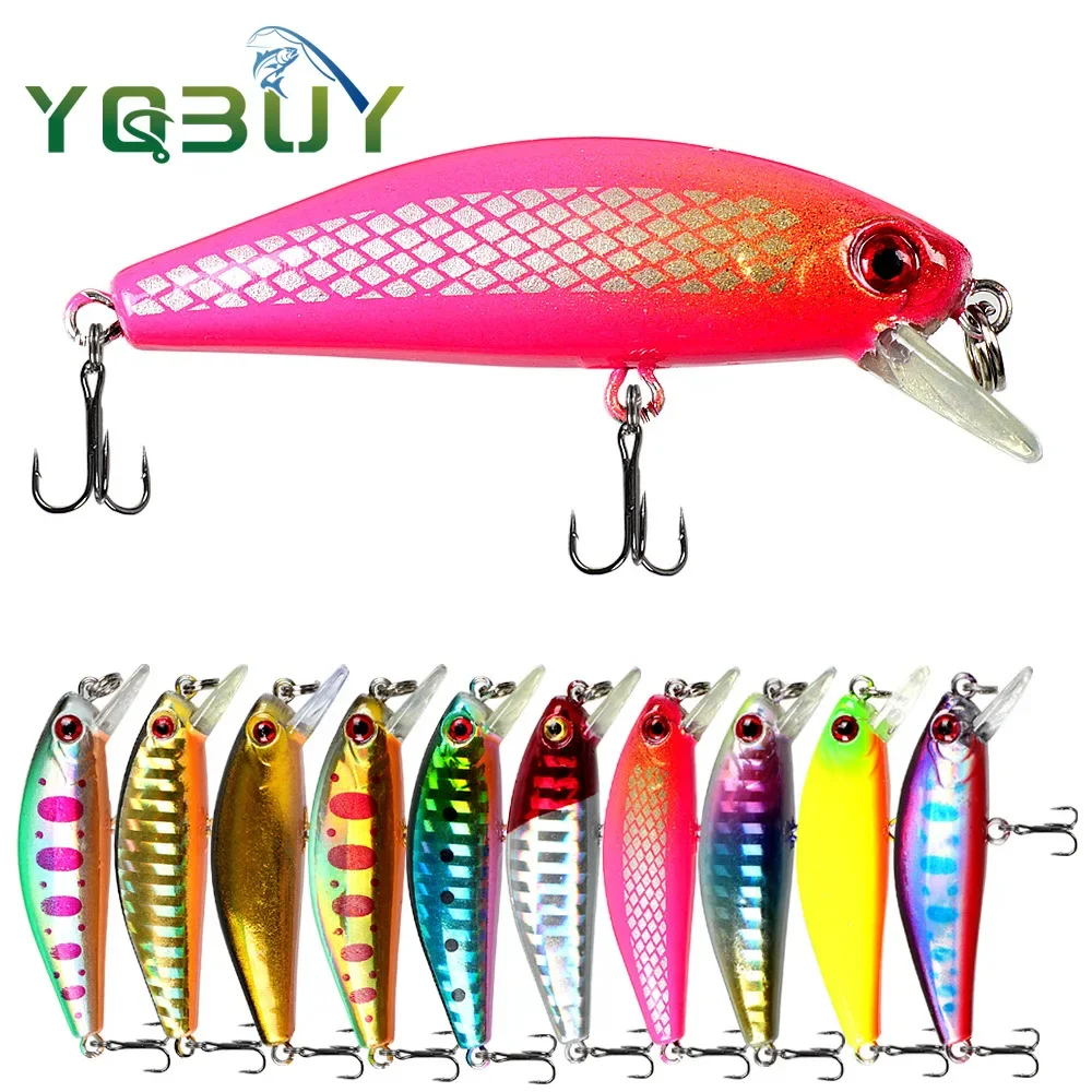 

Fishing Lure 5.5cm 6.7g Minnow Bait Sinking Crankbait Artificial Hard Bait Wobblers Down