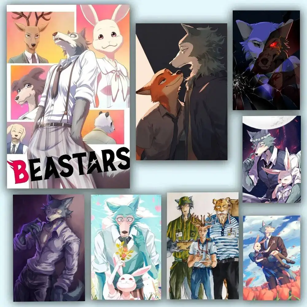 Anime Beastars Posters Self Adhesive Waterproof Ideal For Living Room Bedroom Bar Decoration