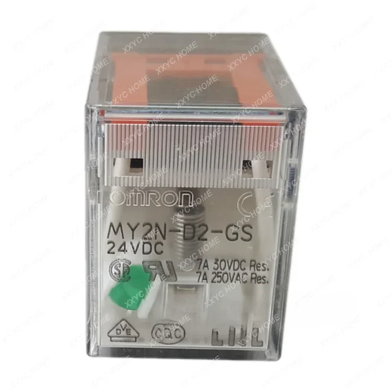 10pcs  MY2N-D2-GS MY4N-D2-GS Authentic Original Smart Intermediate Relay Switch 24VDC (alternative MY2N-D2-J MY4N-D2-J)