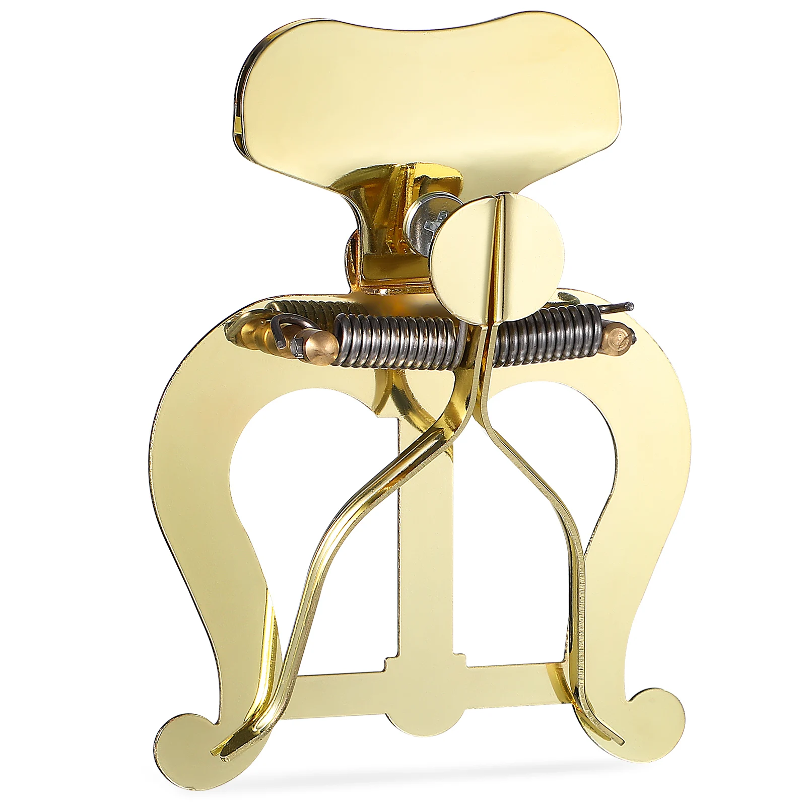 

Trombone Music Holder Clip Lyre Trumpet Flip Folder Marching Band Golden Durable Exquisite Practical Accessories Musical