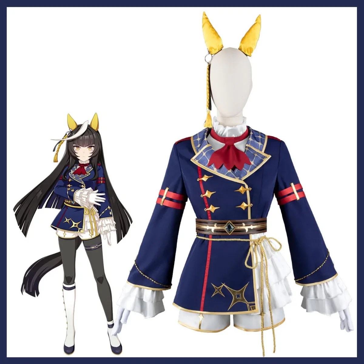 Game Umamusume: Pretty Derby Calstone Light O Cosplay Costume Japan South Korea JK Uniform Skirt Woman Sexy Party Suit coscos