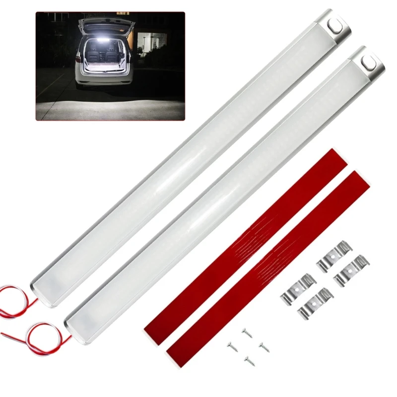 12V-80V Car Interior Light Bar Strip with ON/OFF  for Truck Lorry Campers J60F