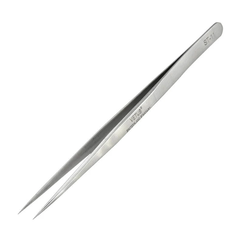 VETUS Original Precision Tweezers ST Series Stainless Steel Antimagnetic and Acid-proof Tip Multifunctional