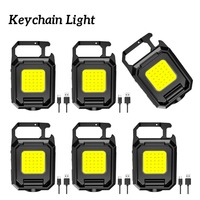 1p XPE Pocket Flashlight 1000LM COB LED Emergency Lamp 800mAh Type-C USB Rechargeable IPX4 Waterproof for Outdoor Camping Hiking