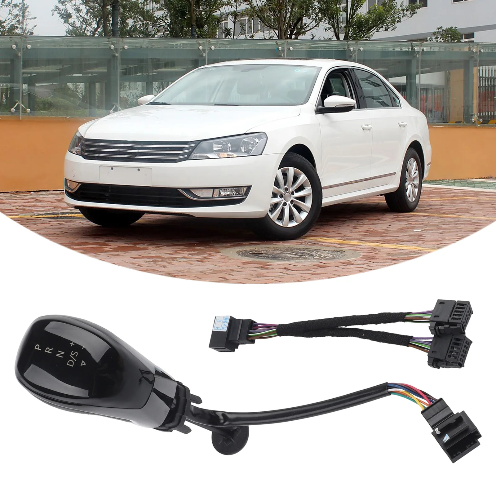 기어 변속기 검정색 기어 변속기 자동 기어 변속기 12V 전압 자동차 내부용 변형 불가능한 특성