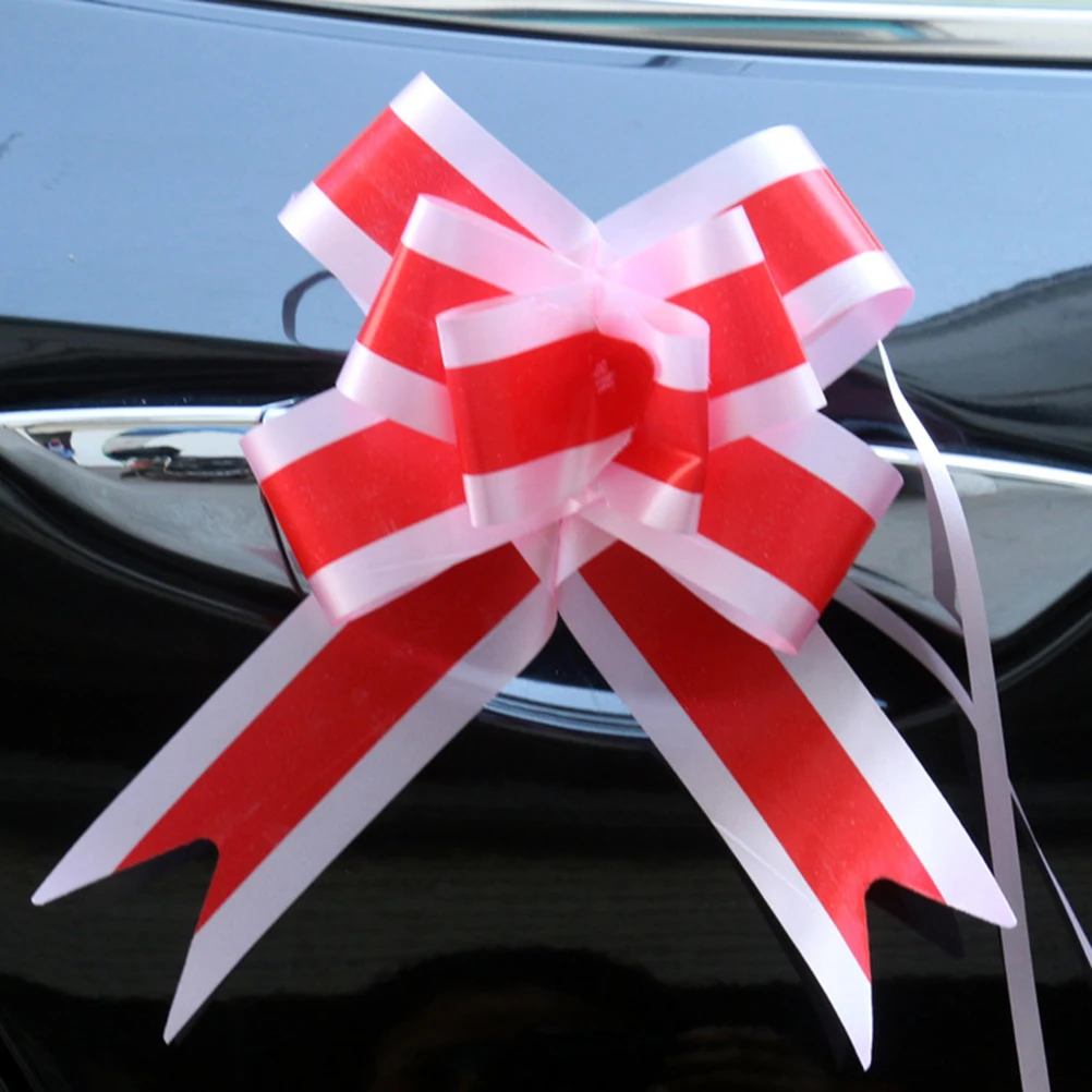 

18pcs Bows Gift Wrapping Knot Decorative Bow Tie for Wedding Car Christmas Gift Knot Floral Party Home Flower Basket