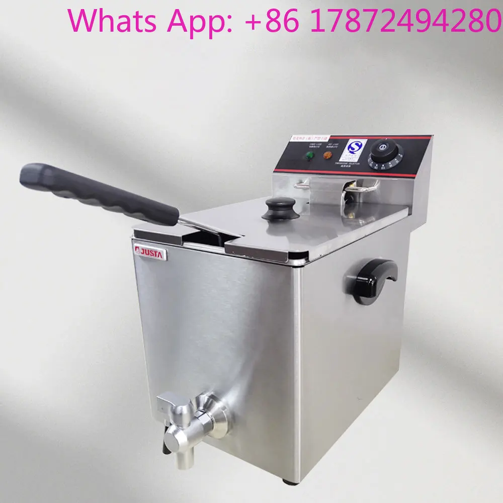 Commercial Electric Fryer Large Capacity Fried Chicken Machine Stainless Steel Deep Fryer French Fries Restaurant Equipments