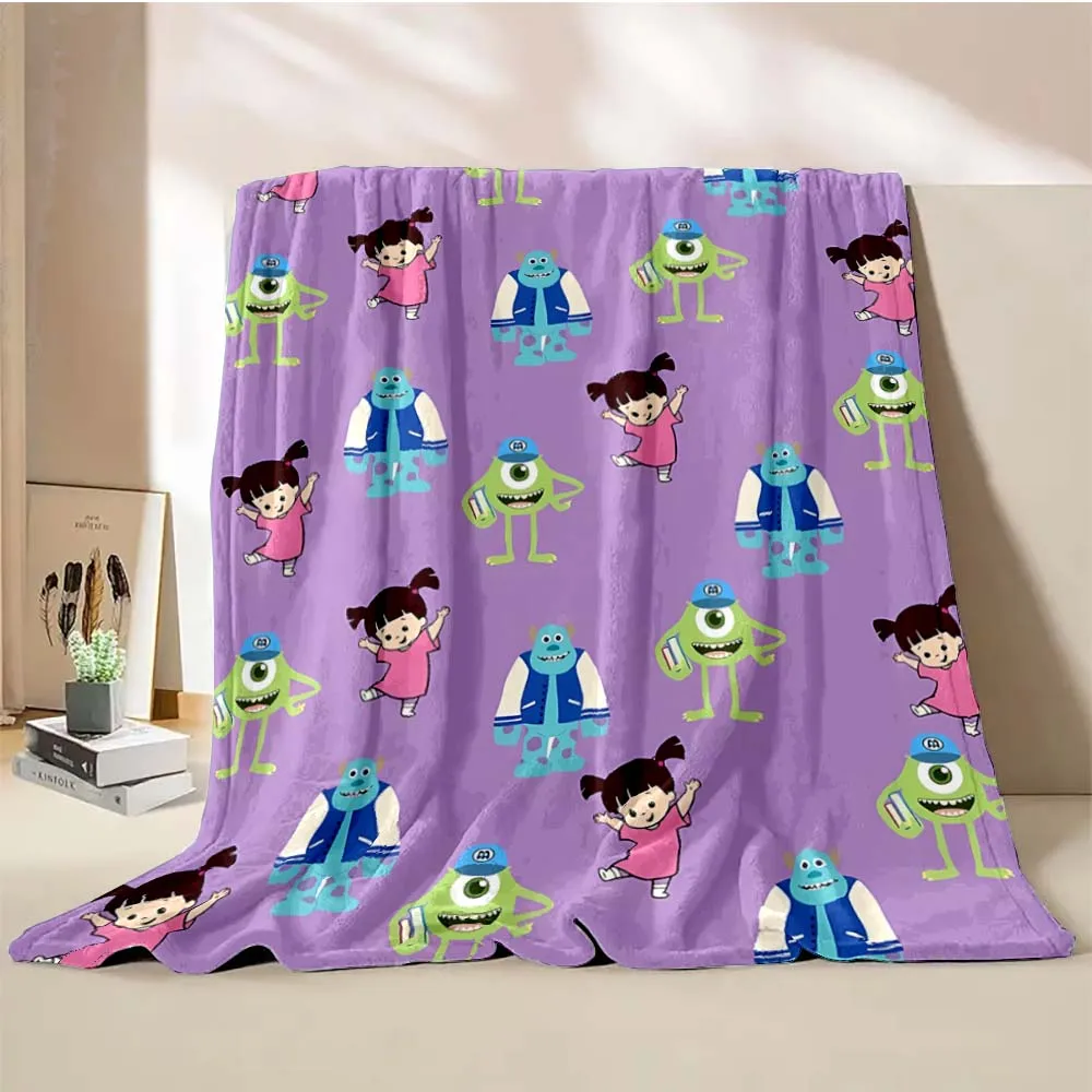 Disney monsters inc cobertor dos desenhos animados quente macio fofo king size lance criança adulto sofá cama quebrar cobertor viagem lance presente