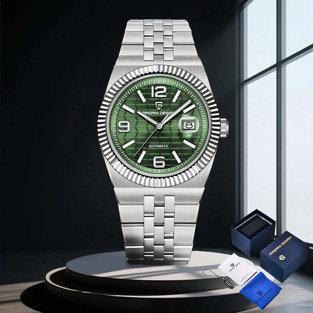 

PAGANI DESIGN 2025 new 40.5mm luxury mechanical men's watch 8215 movement sapphire glass stainless steel waterproof men's watch