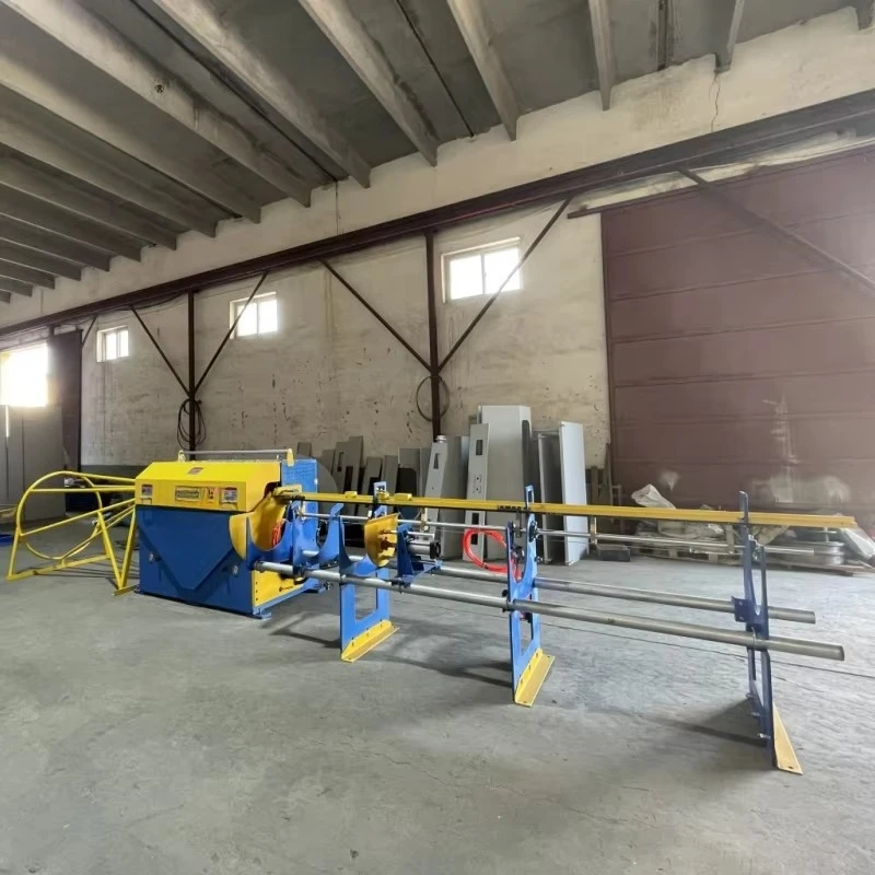 Trailer Mounted Deformed Bar Straightening Machine High Speed Deformed Ribbed Wire Straightener Cutter For Construction