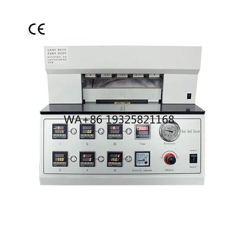 Button Type Heat Sealer Package Heat Sealing Tester Films Plastics Pouch Seal Strength Analyzer Heat Seal Parameter Test Machine