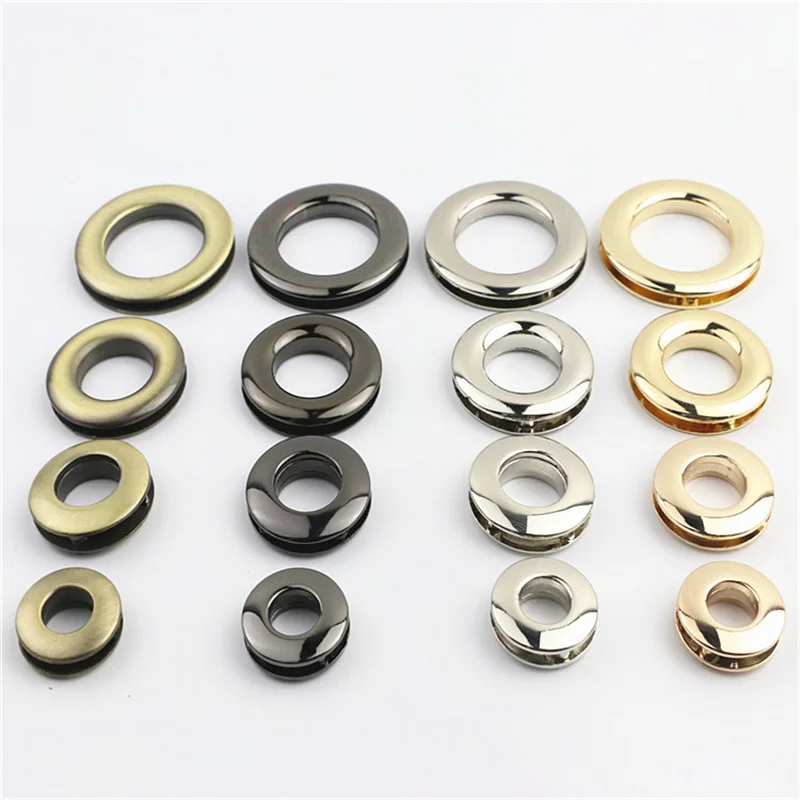 

10 15 18mm High quality Alloy Grommets Screw Eyelets for Canvas Leather Self Backing Purse Buckle Luggage hardware