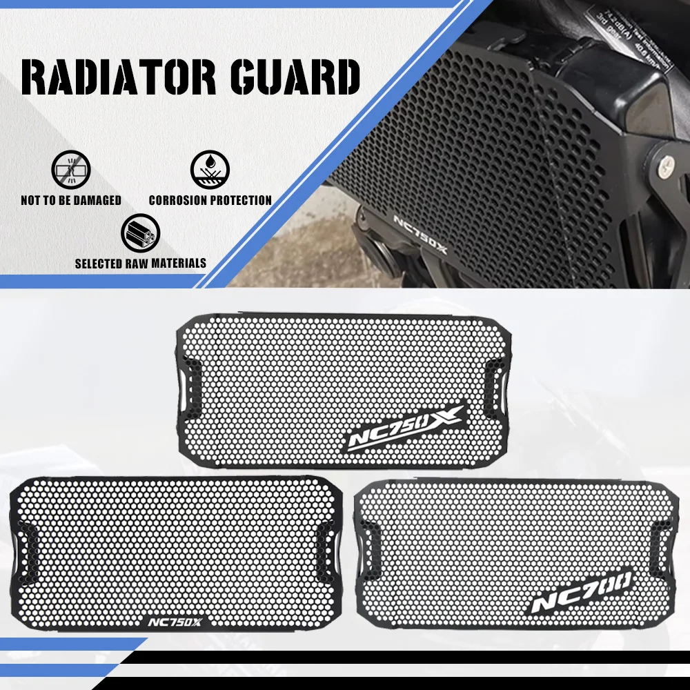 

2026 2025 For Honda NC750S NC750X NC700N NC700X Integra 700/750 2011-2024 Motorcycle Radiator Guard Protector Grille Grill Cover