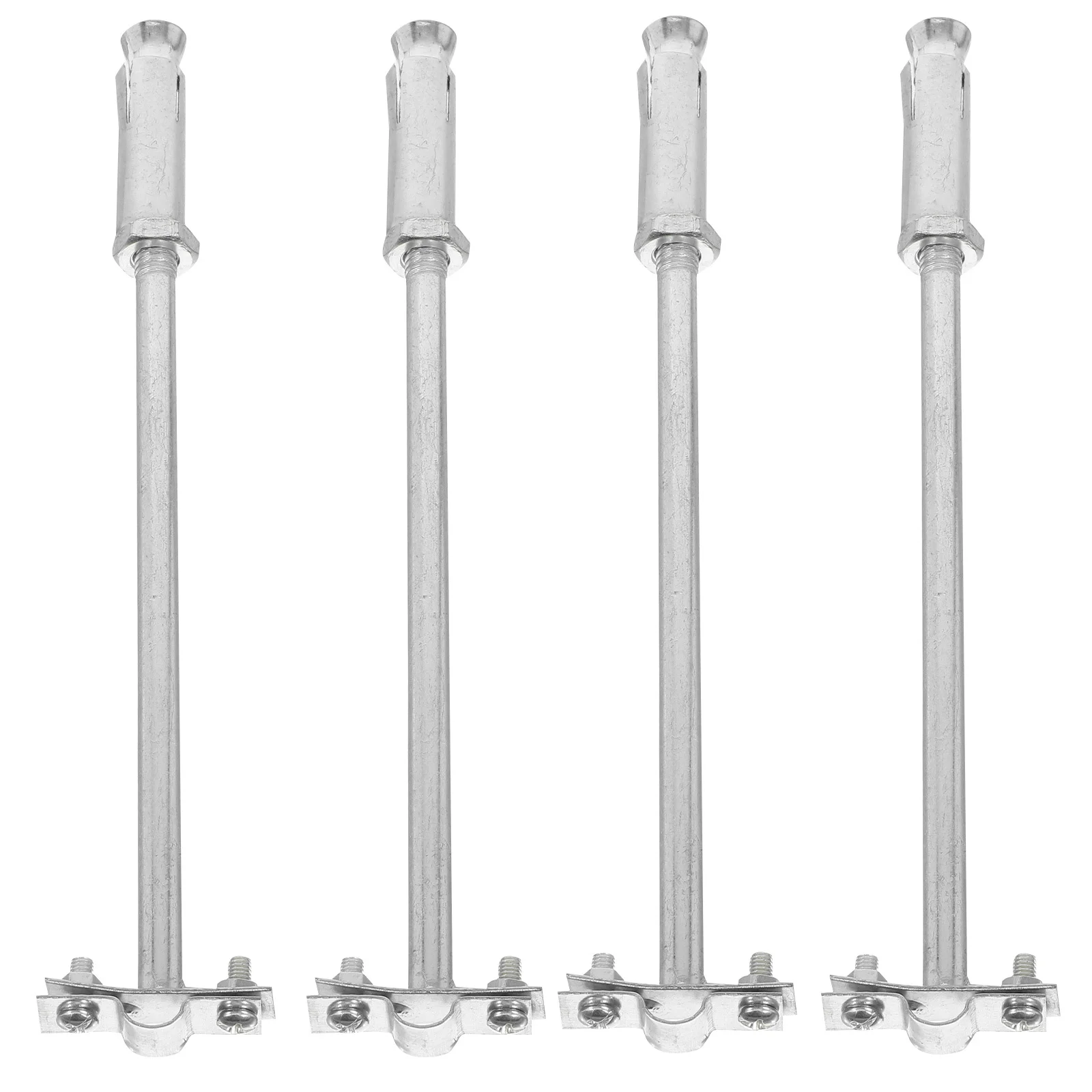 4 قطع دعامة دعم شديدة التحمل وقابلة للتوسيع لحماية تركيب الجدار في الهواء الطلق