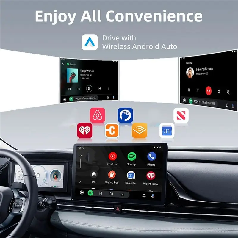 A95E-Carplay Android Auto Adapter Car Interconnection Box Auto Wired To Wireless Carplay