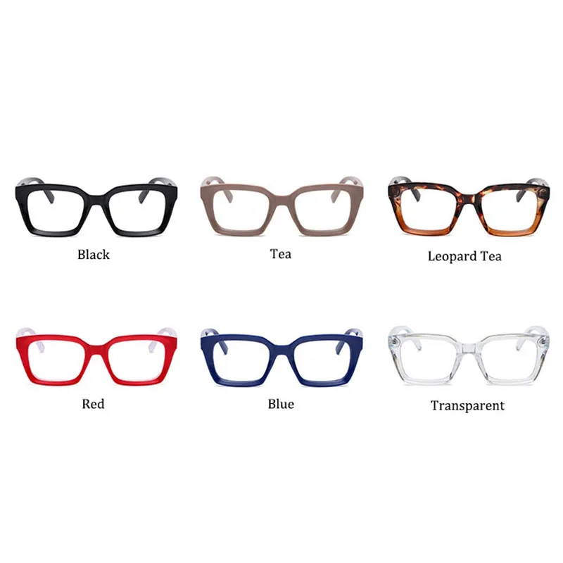 Fashion Reading Glasses Women 2022 New Square Anti Blue Light Presbyopia Eyegalsses Vintage Computer Optical Eyewear +1 +1.5 +2