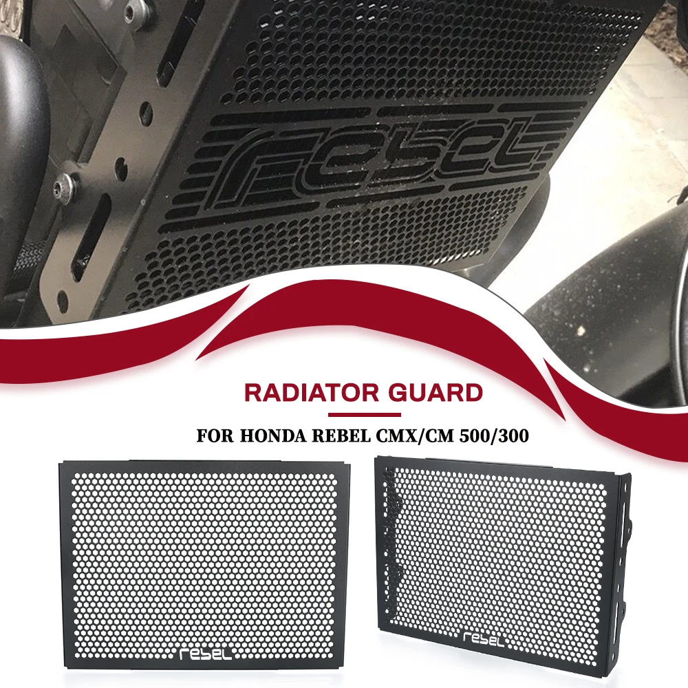 

Radiator Grille Guard For Honda Rebel CM300 CM500 CMX300 CMX500 CL250 CL300 CL500 2017-25 2026 Part Protection Cover Protector