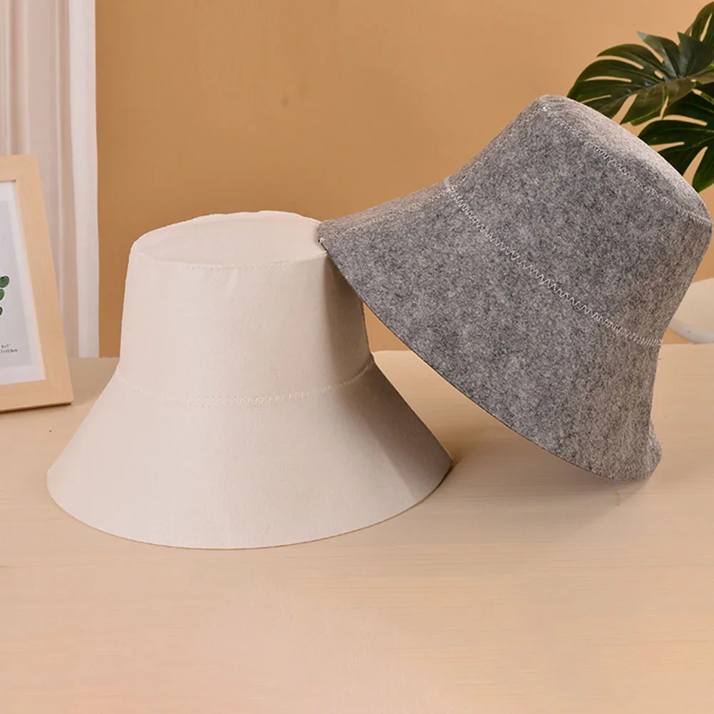 Anti Heat Sauna Hat Felt Head Protection Bath Anti Heat Russian Style Shower Cap Sauna Hat Sauna Vaporarium Accessories