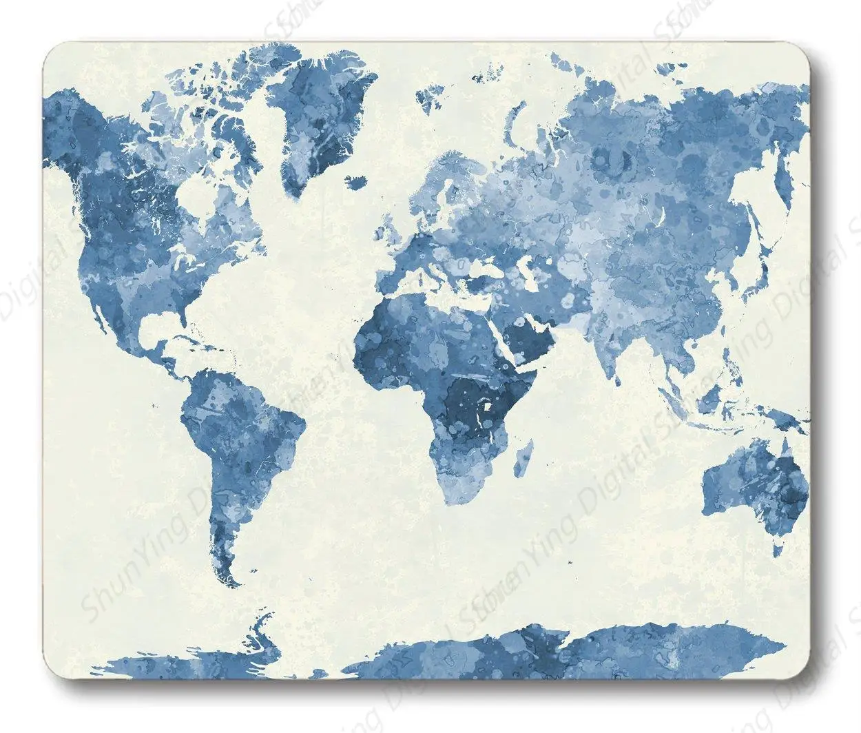 

Water Colored Ball World Map Game Mouse Pad Anti Slip Rubber Durable Suitable For Home Office Desktop Laptop Mouse Pad