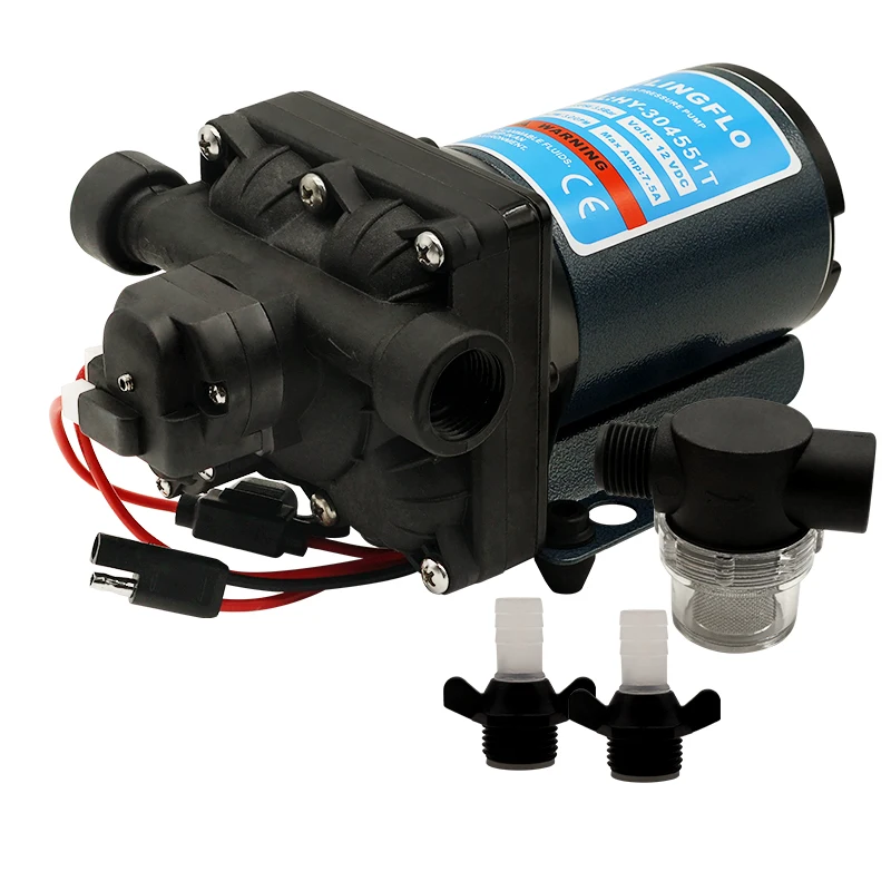 3GPM 12V Diaphragm Pump Low Pressure Fresh Water Pump for Caravan/Motorhome Marine Use OEM