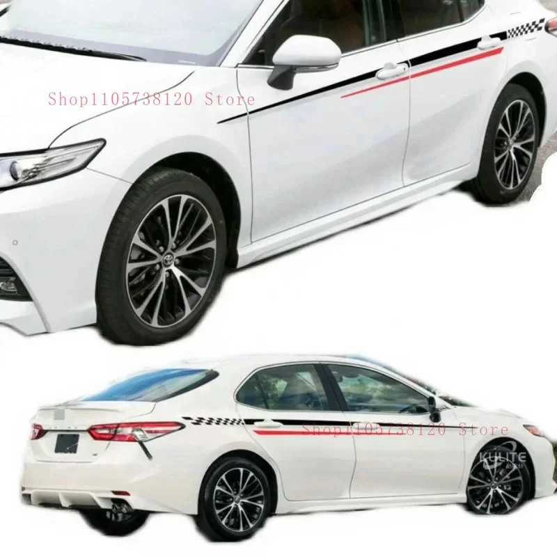 Factory Hot Selling Car Graphics Sticker Decal Kit Waist Line Stripe Vinyl Wrap